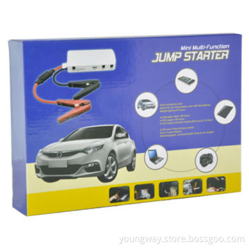 Multifunction Auto-emergency Jump Starter Power Bank, 12,000mAh Capacity, Dual USB port Power Bank